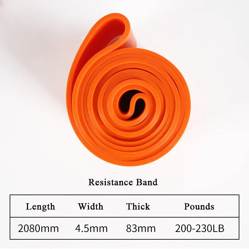 Heavy Duty Resistance Band Latex Elastic Belt Pull Up Assist