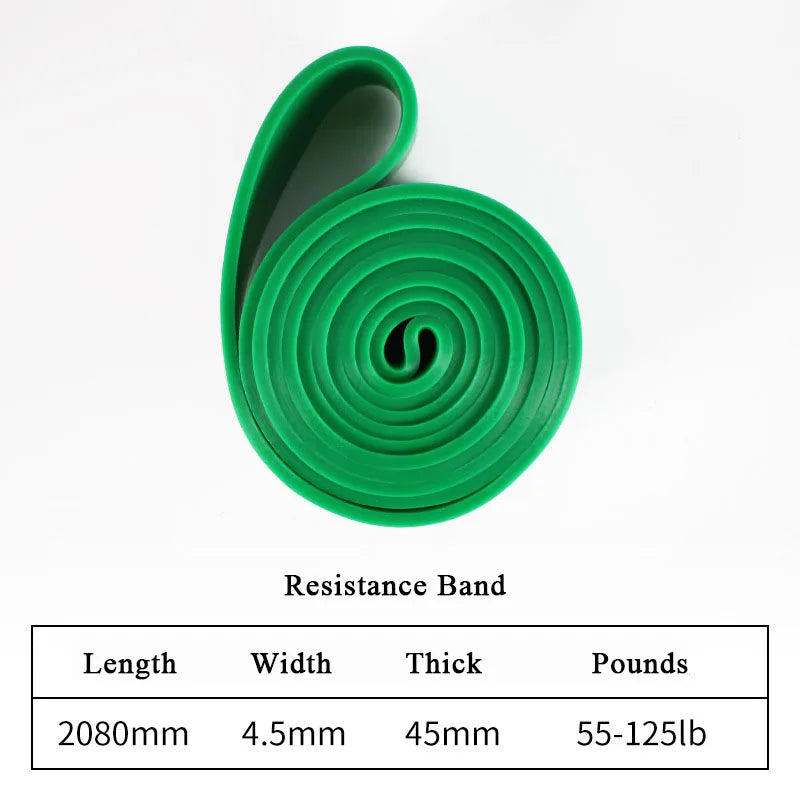Heavy Duty Resistance Band Latex Elastic Belt Pull Up Assist