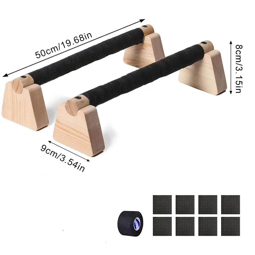 1 Pair Wooden Push Up Bar