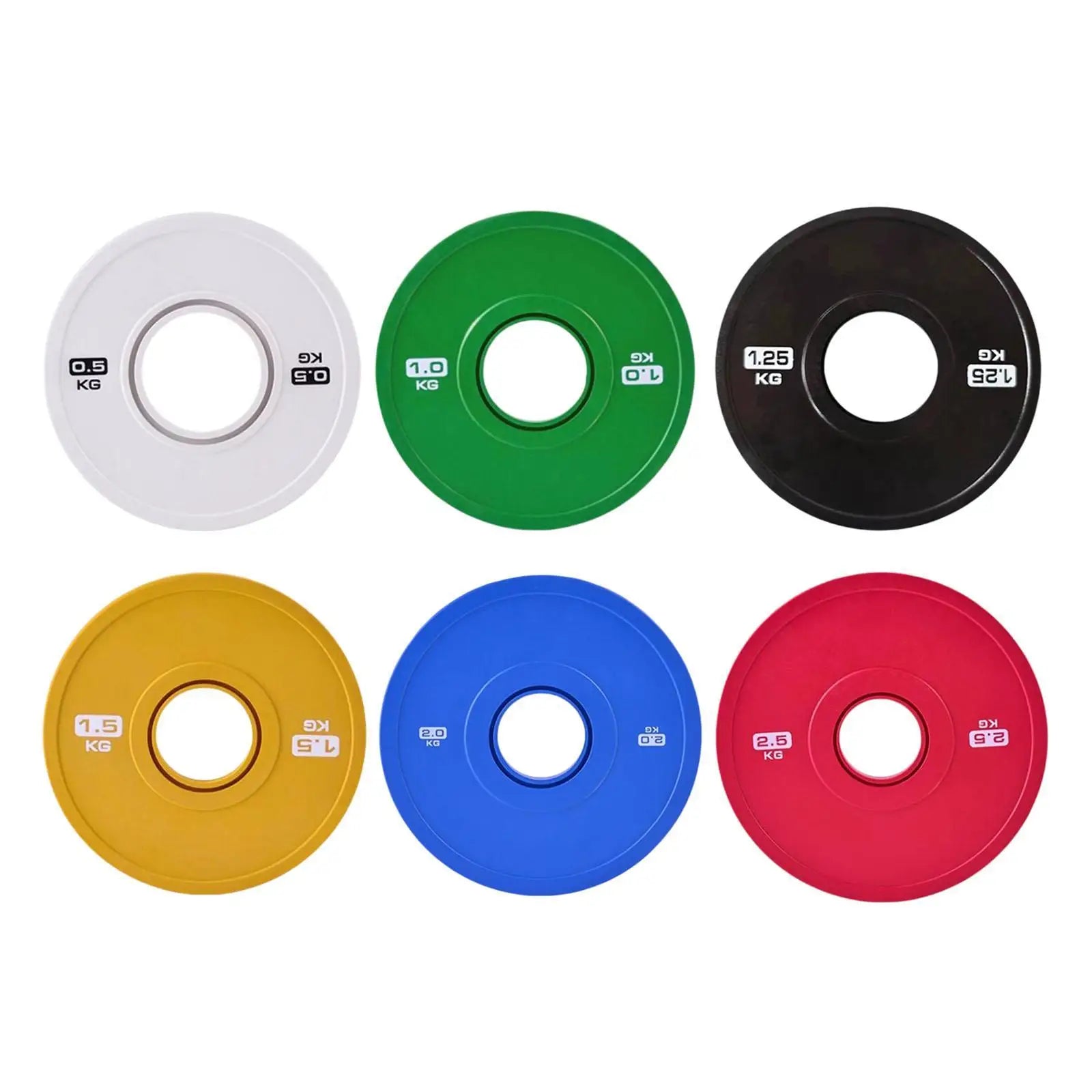 Dumbbell Weight Plate Grooved Rubber Steel for Fitness Machines Barbell Micro Plate for Professional Gym Use