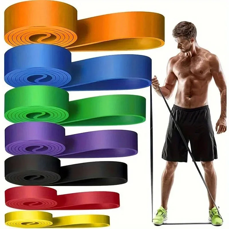 Heavy Duty Resistance Band Latex Elastic Belt Pull Up Assist
