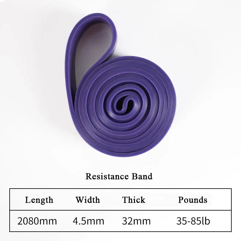 Heavy Duty Resistance Band Latex Elastic Belt Pull Up Assist