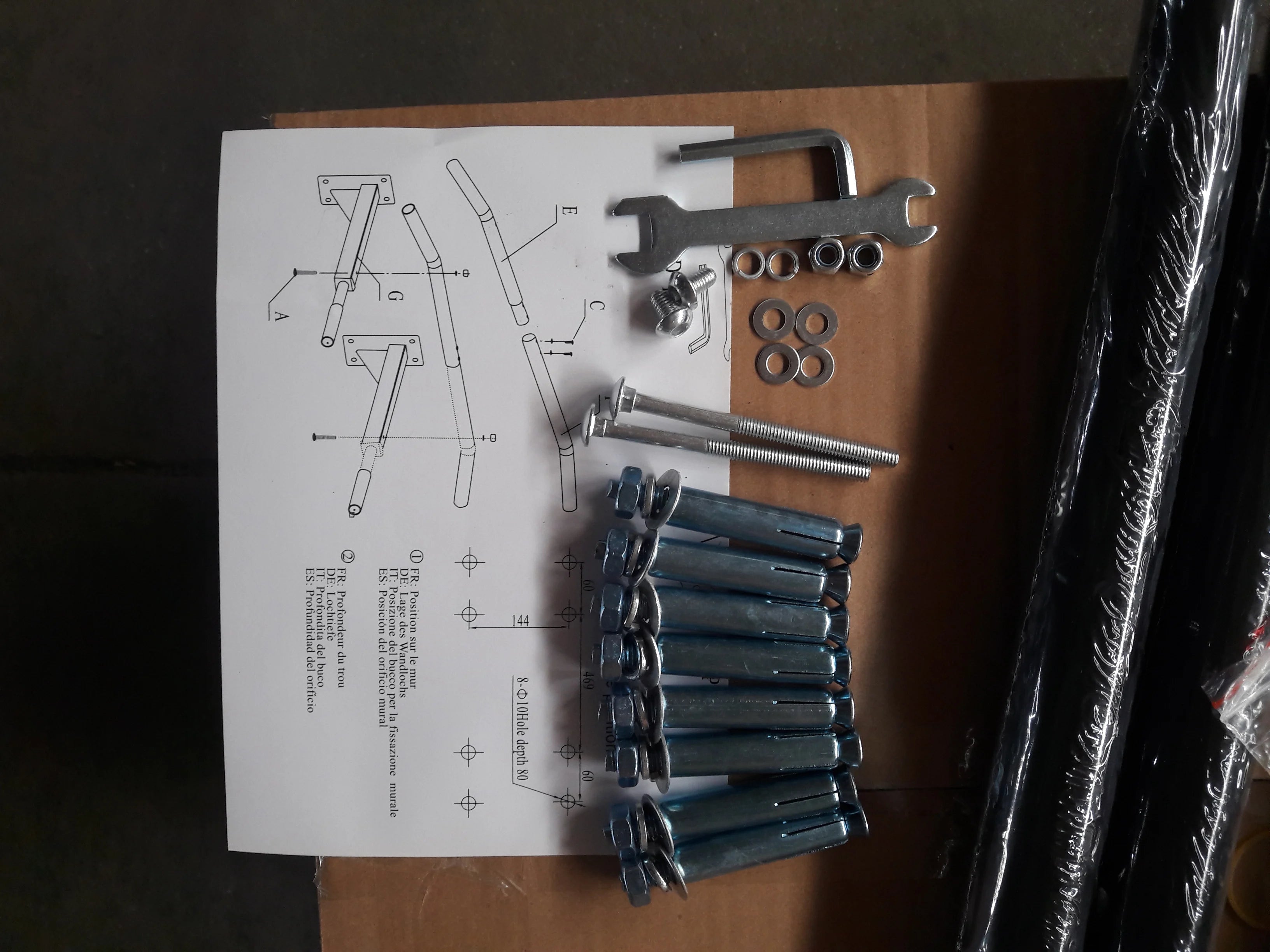 Fitness Dull Polish Horizontal Bar Home